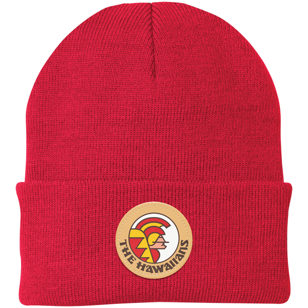 Hawaii Hawaiians Knit Beanie WFL Football Team Headwear color Red