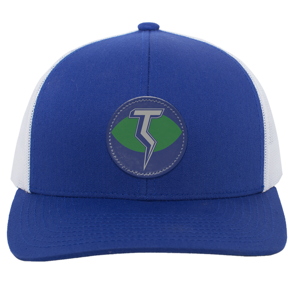 Portland Thunder Trucker Cap Snapback WFL Football Team Headwear color Royal Blue/White