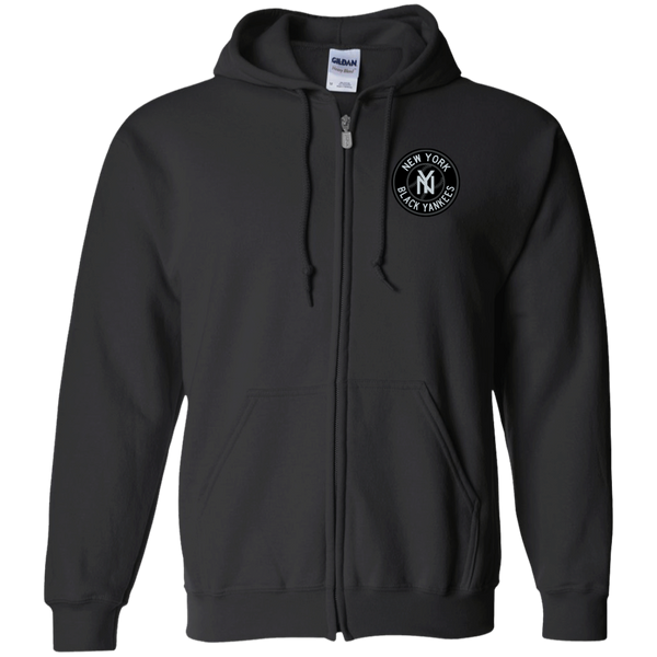 New York Black Yankees Full Zip Hoodie Negro Leagues Baseball Team color Black