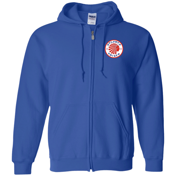 Atlanta Chiefs Full Zip Hoodie NASL Soccer Team color Royal Blue