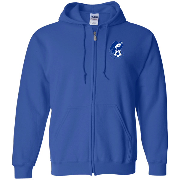Toronto Falcons Full Zip Hoodie NASL Soccer Team color Royal Blue