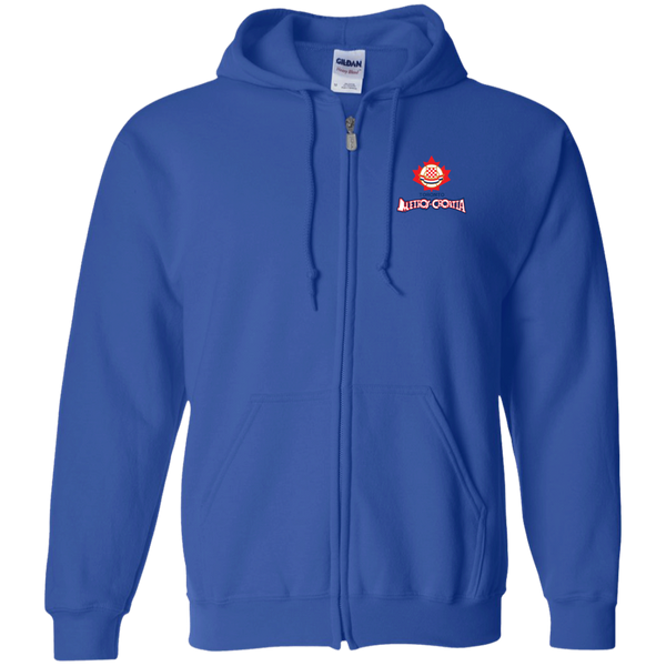 Toronto Metros-Croatia Full Zip Hoodie NASL Soccer Team color Royal Blue