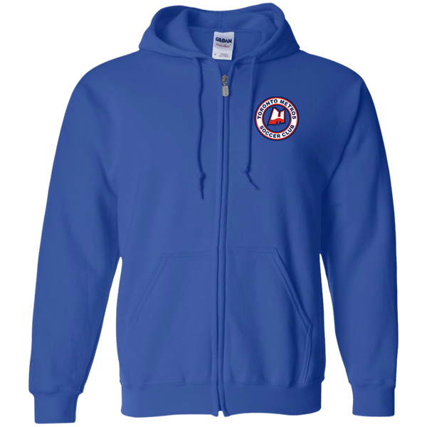 Toronto Metros Full Zip Hoodie NASL Soccer Team color Royal Blue