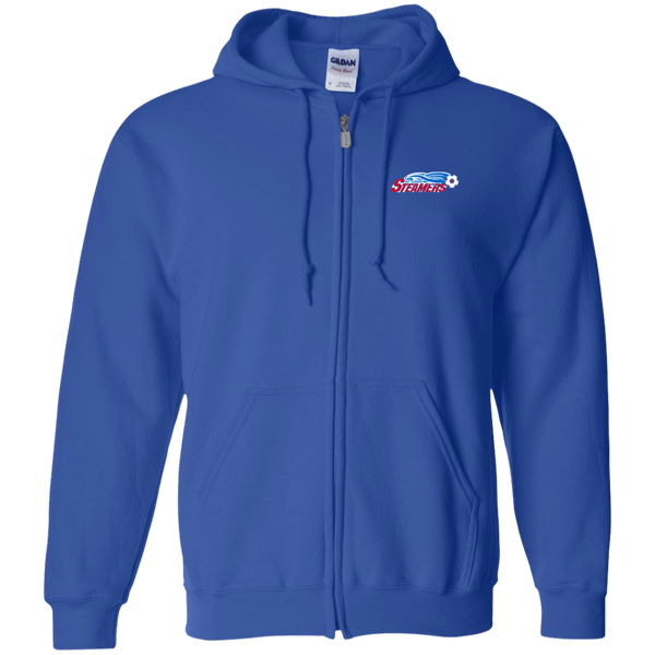 St. Louis Steamers Full Zip Hoodie MISL Soccer Team color Royal Blue