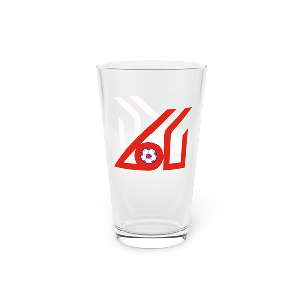 Atlanta Apollos Pint Beer Glass 16 Ounce NASL Soccer Team Collectible Drinkware