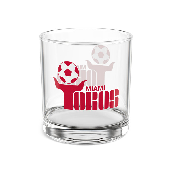 Miami Toros Whisky Glass 10 Ounce NASL Soccer Team Collectible Drinkware