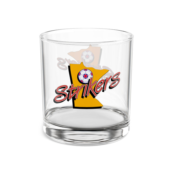 Minnesota Strikers Whisky Glass 10 Ounce NASL Soccer Team Collectible Drinkware