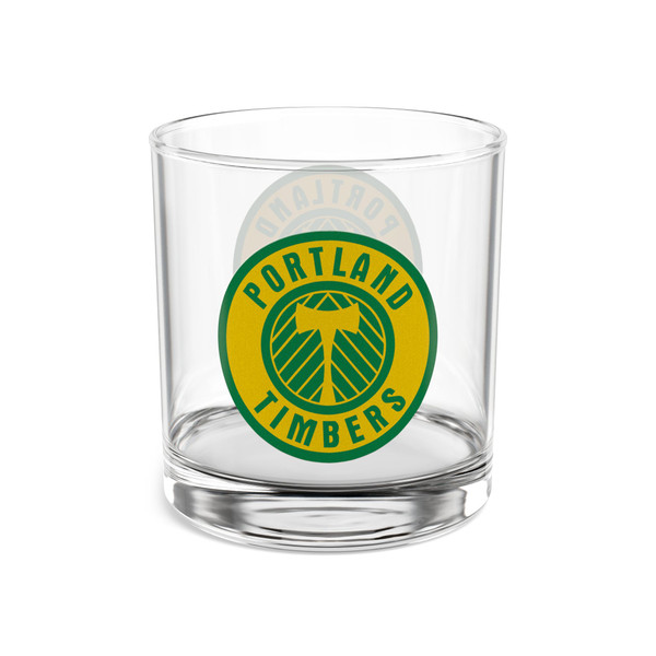 Portland Timbers Whisky Glass 10 Ounce NASL Soccer Team Collectible Drinkware