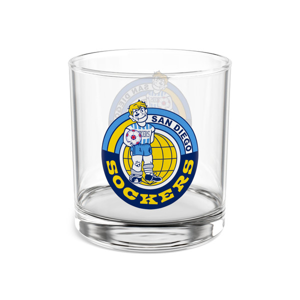 San Diego Sockers Whisky Glass 10 Ounce NASL Soccer Team Collectible Drinkware