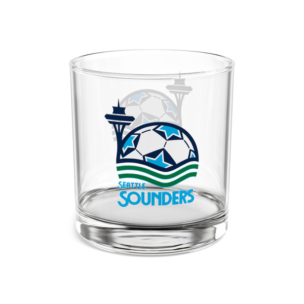 Seattle Sounders Whisky Glass 10 Ounce NASL Soccer Team Collectible Drinkware