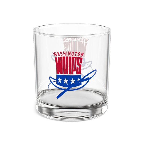 Washington Whips Soccer Whisky Glass 10 Ounce NASL Soccer Team Collectible Drinkware