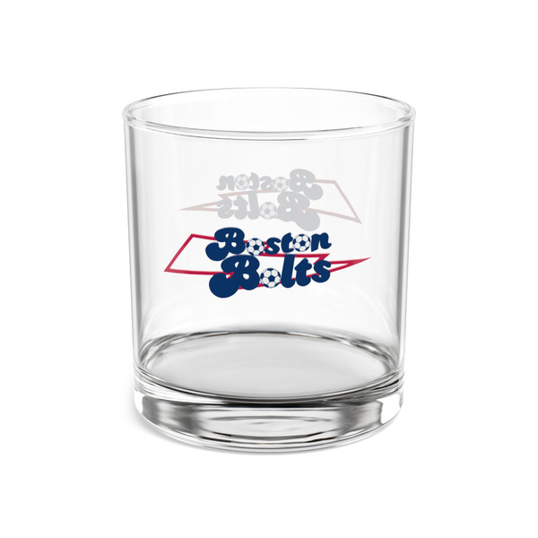 Boston Bolts Rocks Whisky Glass 10 Ounce ASL Soccer Team Collectible Drinkware