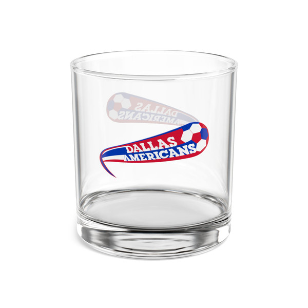 Dallas Americans Rocks Whisky Glass 10 Ounce ASL Soccer Team Collectible Drinkware