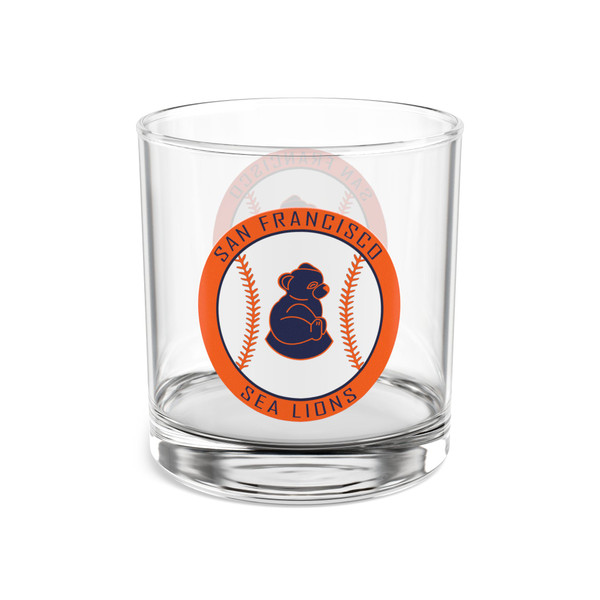 San Francisco Sea Lions Rocks Whisky Glass 10 Ounce Negro Leagues Baseball Team Collectible Drinkware