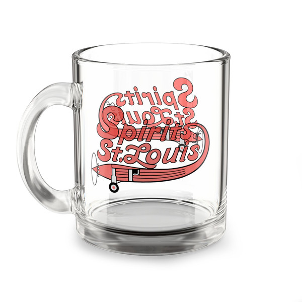 Spirits of St. Louis Glass Beer Mug 10 Ounce ABA Basketball Team Collectible Drinkware