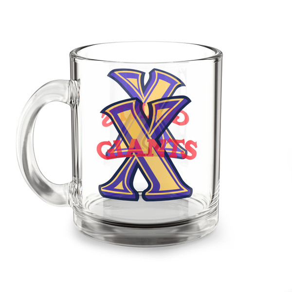 Cuban X-Giants Glass Beer Mug 10 Ounce Capacity Negro League Baseball Team Collectible Drinkware