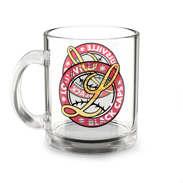 Louisville Black Caps Glass Beer Mug 10 Ounce Capacity Negro League Baseball Team Collectible Drinkware