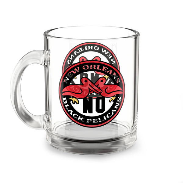 New Orleans Black Pelicans Glass Beer Mug 10 Ounce Capacity Negro League Baseball Team Collectible Drinkware