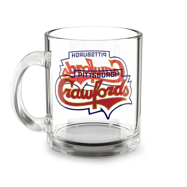 Pittsburgh Crawfords Glass Beer Mug 10 Ounce Capacity Negro League Baseball Team Collectible Drinkware