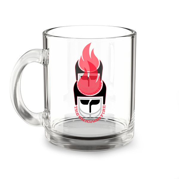 Chicago Fire Glass Beer Mug 10 Ounce Capacity WFL Football Team Drinkware Collectible