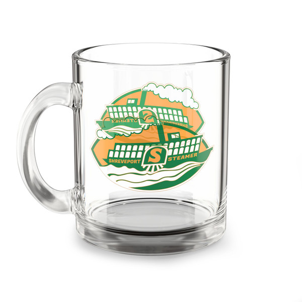 Shreveport Steamer Glass Beer Mug 10 Ounce WFL Football Team Drinkware Collectible