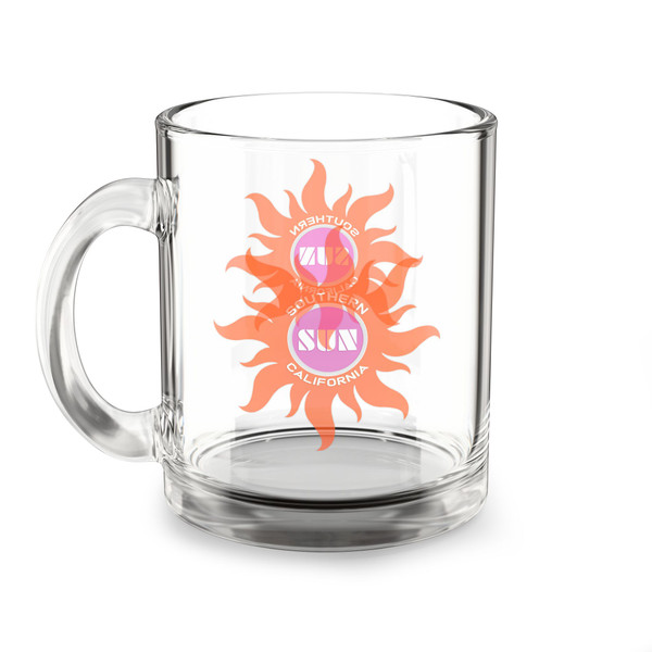 Southern California Sun Glass Beer Mug 10 Ounce WFL Football Team Drinkware Collectible