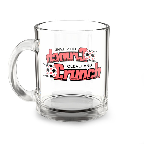 Cleveland Crunch Glass Mug 10 Ounce MISL Soccer Team Collectible Drinkware