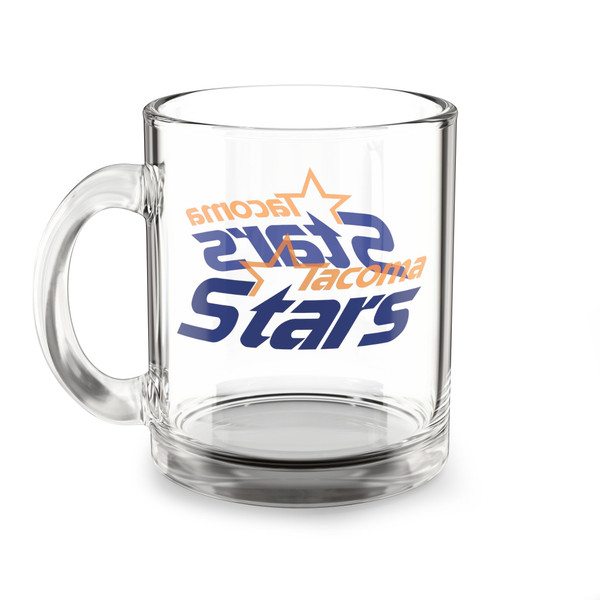 Tacoma Stars Glass Mug 10 Ounce MISL Soccer Team Collectible Drinkware