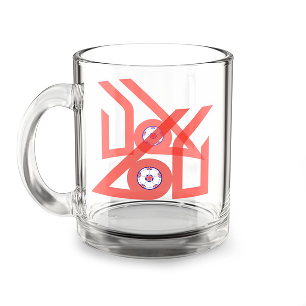 Atlanta Apollos Glass Beer Mug 10 Ounce Capacity NASL Soccer Team Collectible Drinkware