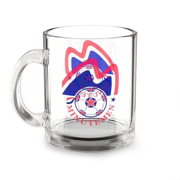 Boston Minutemen Glass Beer Mug 10 Ounce Capacity NASL Soccer Team Collectible Drinkware