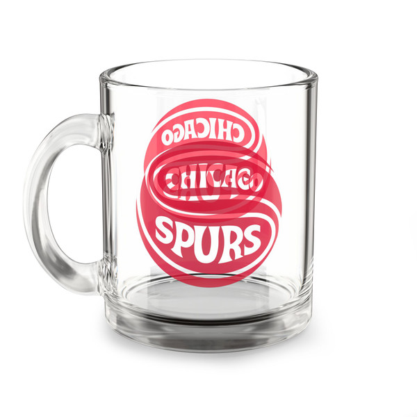 Chicago Spurs Glass Beer Mug 10 Ounce Capacity NASL Soccer Team Collectible Drinkware