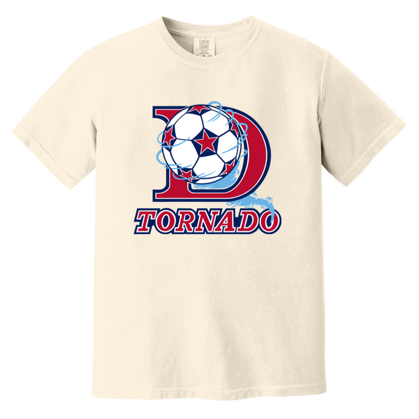 Dallas Tornado T-shirt Heavyweight NASL Soccer Team Fan Apparel Tee color Ivory