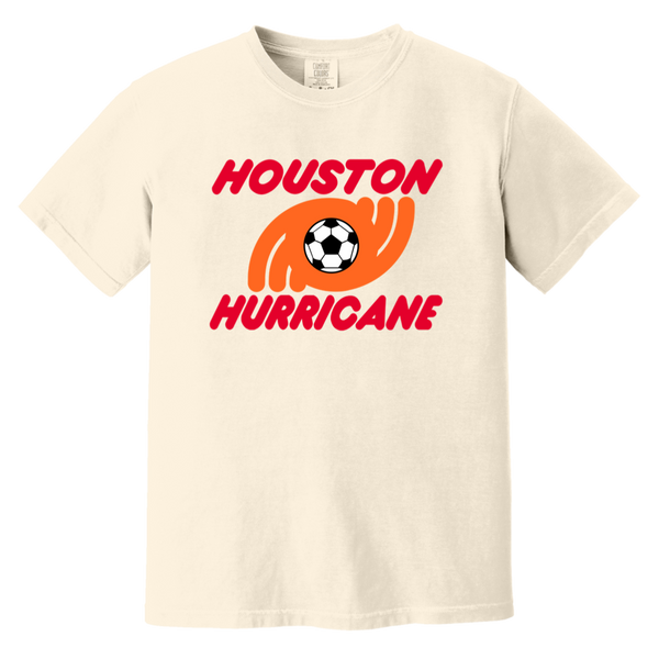 Houston Hurricane T-shirt Heavyweight | NASL Soccer Team Fan Apparel Tee color Ivory