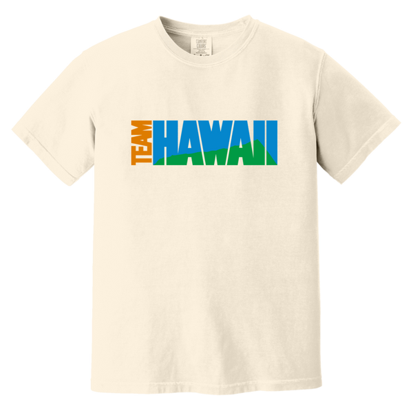 Team Hawaii T-shirt Heavyweight NASL Soccer Team Fan Apparel Tee color Ivory