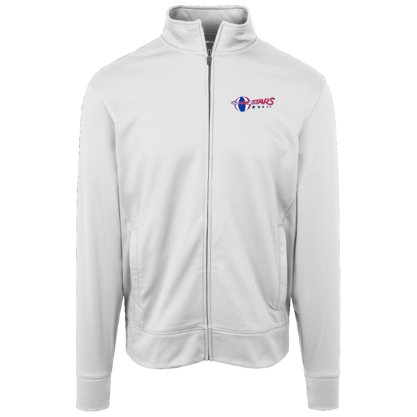 Utah Stars Full Zip Fleece Jacket ABA Basketball Team Fan Apparel color White