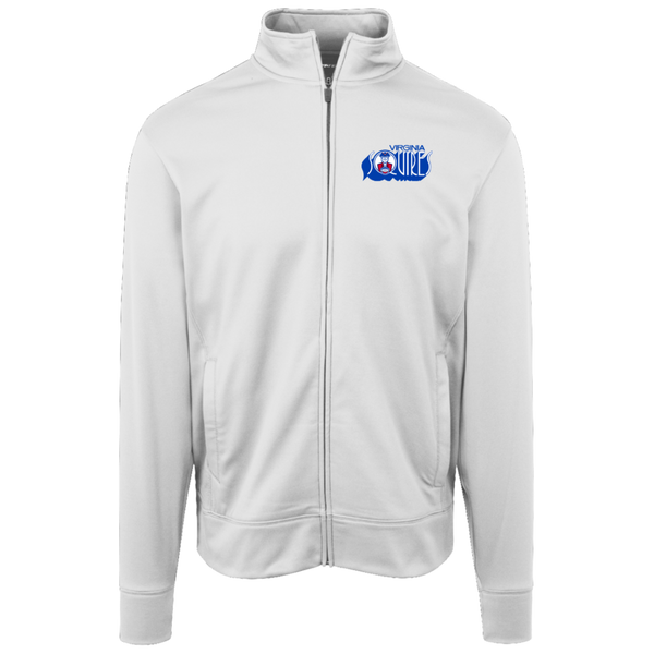 Virginia Squires Full Zip Fleece Jacket ABA Basketball Team color White