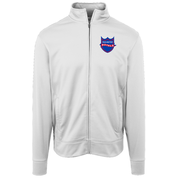 Rochester Royals Full-Zip Fleece Jacket NBA Basketball Team Fan Apparel color White