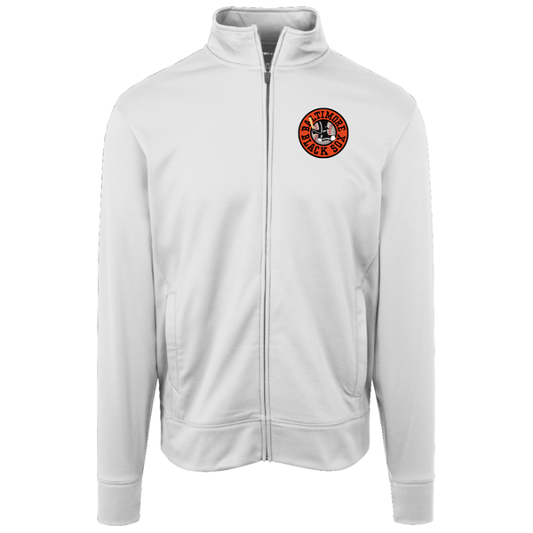 Baltimore Black Sox Full Zip Fleece Jacket Negro Leagues Baseball Fan Apparel color White