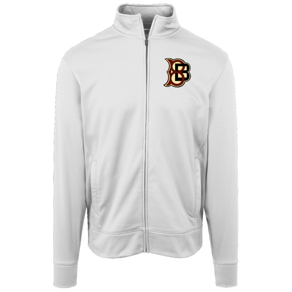 Boston Blues Full Zip Fleece Jacket Negro Leagues Baseball Fan Apparel color White