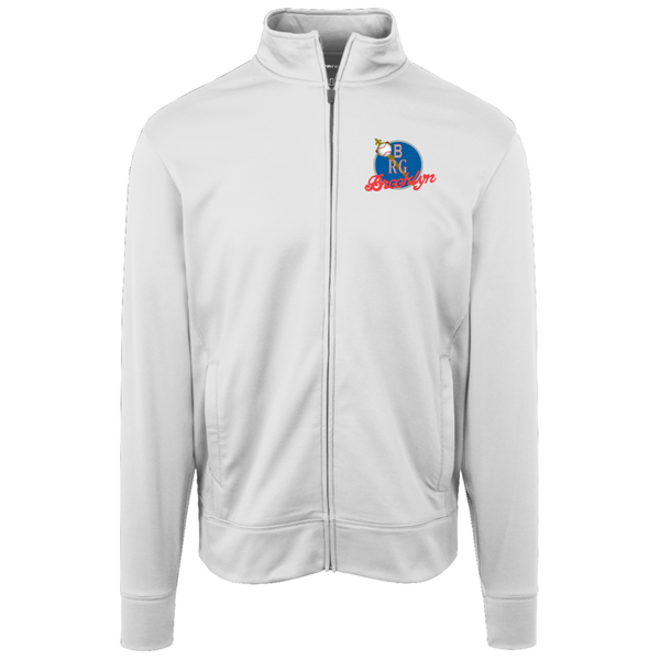 Brooklyn Royal Giants Full Zip Fleece Jacket A1 Negro Leagues Baseball Fan Apparel color White