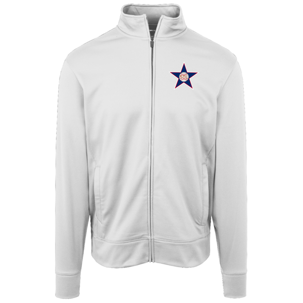 St. Louis Stars Full Zip Fleece Jacket Negro Leagues Baseball Fan Apparel color White