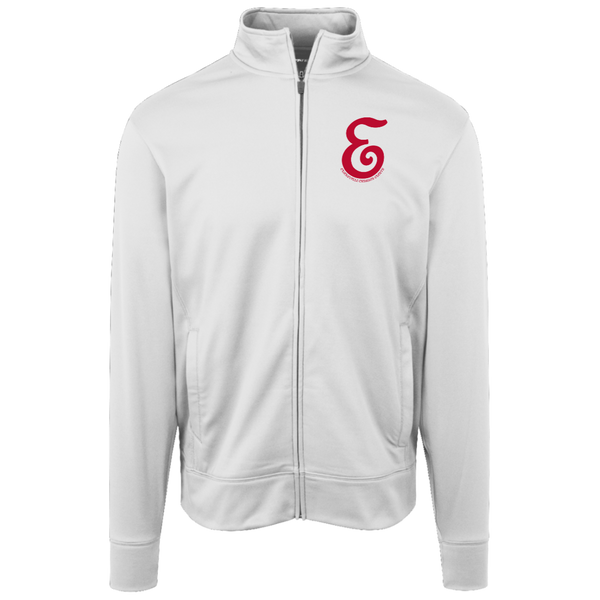 Evansville Crimson Giants Full Zip Fleece Jacket NFL Football Team Fan Apparel color White