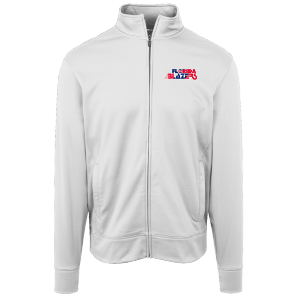 Florida Blazers Full Zip Fleece Jacket WFL Football Team Fan Apparel color White