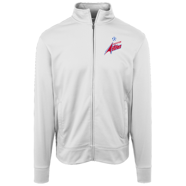 Boston Astros Full-Zip Fleece Jacket ASL Soccer Team Fan Apparel color White