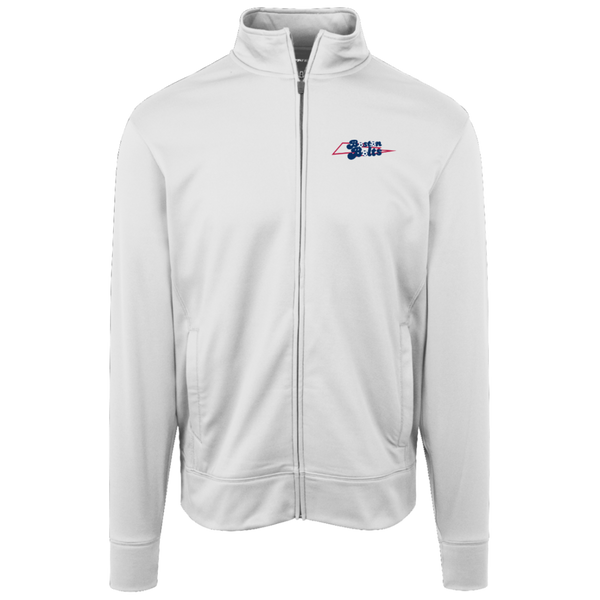Boston Bolts Full Zip Fleece Jacket ASL Soccer Team Fan Apparel color White