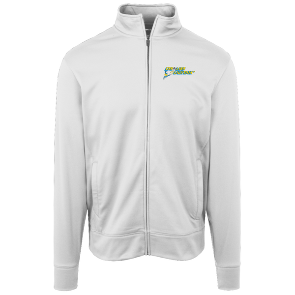 Carolina Lightnin' Full Zip Fleece Jacket ASL Soccer Team Fan Apparel color White