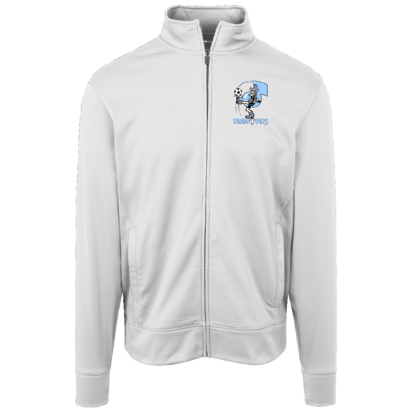 Nashville Diamonds Fleece Full Zip Fleece Jacket ASL Soccer Team Fan Apparel color White