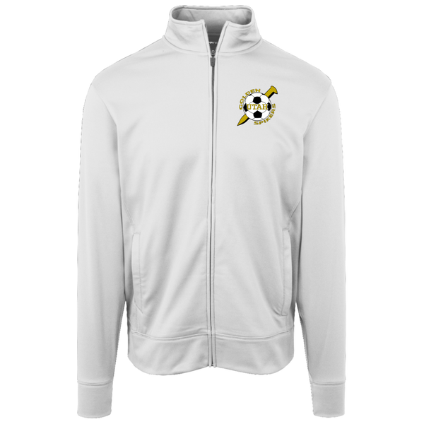 Utah Golden Spikers Full Zip Fleece Jacket ASL Soccer Team Fan Apparel Color White
