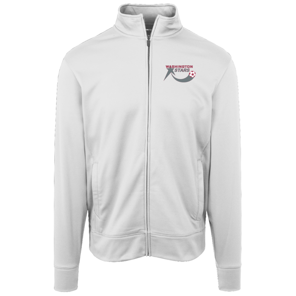 Washington Stars Full Zip Fleece Jacket ASL Soccer Team Fan Apparel color White