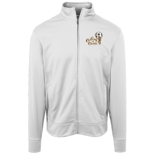 Colorado Caribous Full Zip Fleece Jacket NASL Soccer Team Fan Apparel color White